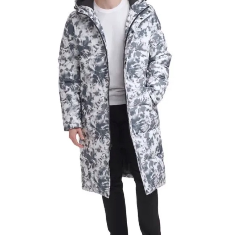 Men’s Levi’s puffer tie dye long coat L